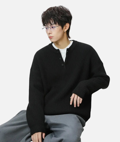 Vintage Heavyweight Knit Crewneck Sweater