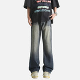 Trendy Ombre Flare Jeans