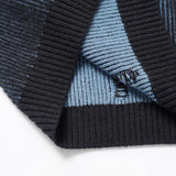Y2K Grunge Knitted Stripe Ribbed Sweater