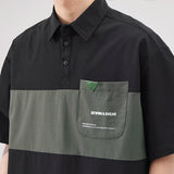 Corean Style Vibrant Short Sleeve Crewneck Polo T-Shirt