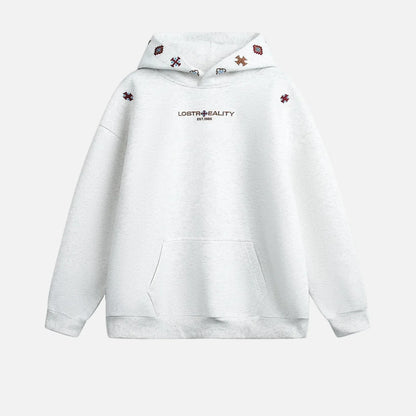 Vintage Heavyweight Embroidered Oversized Hoodie