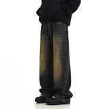Versatile Retro Washed Casual Jeans