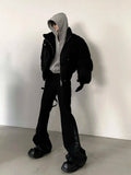 Men Retro Thickened Cotton Winter Bomber Jacket
