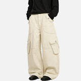 American Style Functional Wide Leg Cargo Pants