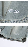Vintage Washed Denim Shorts