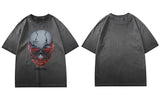 Versatile Gothic Graphic Print Short Sleeve T-Shirt