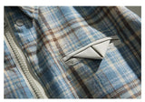 Autumn Plaid Casual Double Face Windbreaker Jacket