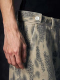 High Quality Leopard Print Cropped Jorts