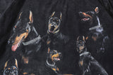 Doberman Dog Oversized Washed T-shirt
