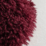 Y2K Comfortable Red Angora Faux Fur Jacket