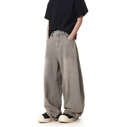 Arc Washed Grey Baggy Jeans