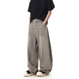 Arc Washed Grey Baggy Jeans