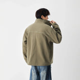 Y2K Lightweight Casual Fleece Zip-Up Jacket