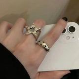 Vintage Retro Gothic Stars Rings