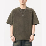 Elevated Comfort Vintage Loose Casual Short Sleeve T-Shirt