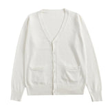 Women Casual Comfort V-Neck Knitted Cardigan