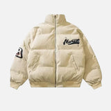 Trendy Streetwear Corduroy Padded Puffer Jacket