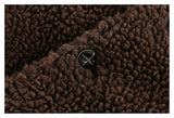 Embroidered Fleece Button-Up Jacket
