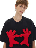 Vibrant Personalized 3D Pattern Loose T-Shirt