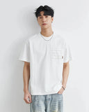 Korean Stylish Pocket Stitch Short Sleeve T-Shirt