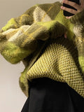 Y2K Cozy Retro O-Neck Knitwear Sweater