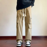 Retro Cargo Pocket Casual Loose Pants