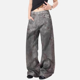 Streetwear Grunge Denim Wide Leg Jeans