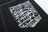 Embroidery Pockets Oversized Jorts