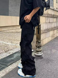 Distressed American Style Raw Edge Jeans