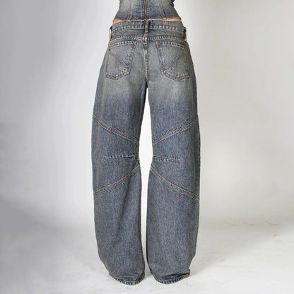 High Waist Vintage American Style Jeans