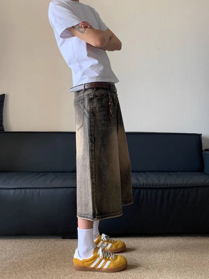 Vintage Washed Wrinkle Jorts