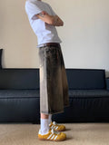 Vintage Washed Wrinkle Jorts