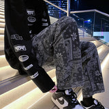 Bandana Printed Wide Leg Pants