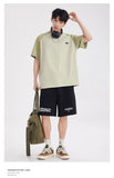 High-Quality Striped Splice Loose Casual Summer T-Shirt