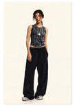 Sleeveless Washed Crop Top