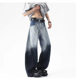 Minimal Look Loose Casual Denim Jeans