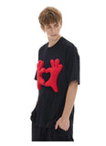 Vibrant Personalized 3D Pattern Loose T-Shirt