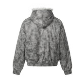 Durable Thick Parkas Fur Collar Hooded Jacket