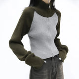 Versa Knits High-Collar Sweater