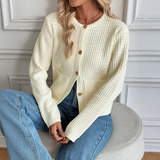 Cozy Button Front Knitted Cardigan