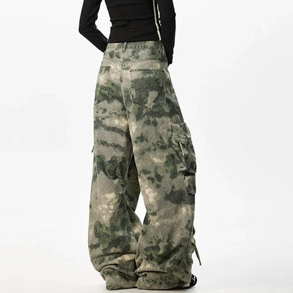 Camouflage Wardrobe Staple Vintage Cargo Pants