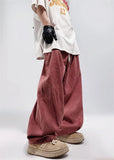 Vintage Streetwear Elastic Waist Wide Leg Jeans