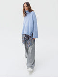 Cozy Knit Split Pullover Sweater Women