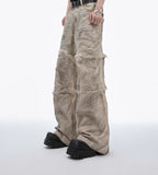 Vintage American Style Zipper Jeans