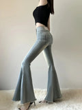 Women Flattering Stretch Flare Jeans