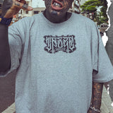 Snuggle-Ready Hip Hop Tattoo Print T-Shirt