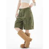 Streetwear Vintage Japanese Style Baggy Denim Short