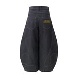 Streetwear High Street Loose Wide Leg Jeans