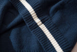 Striped Knitted Cardigan