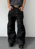 American Style High Waist Classic Denim Jeans